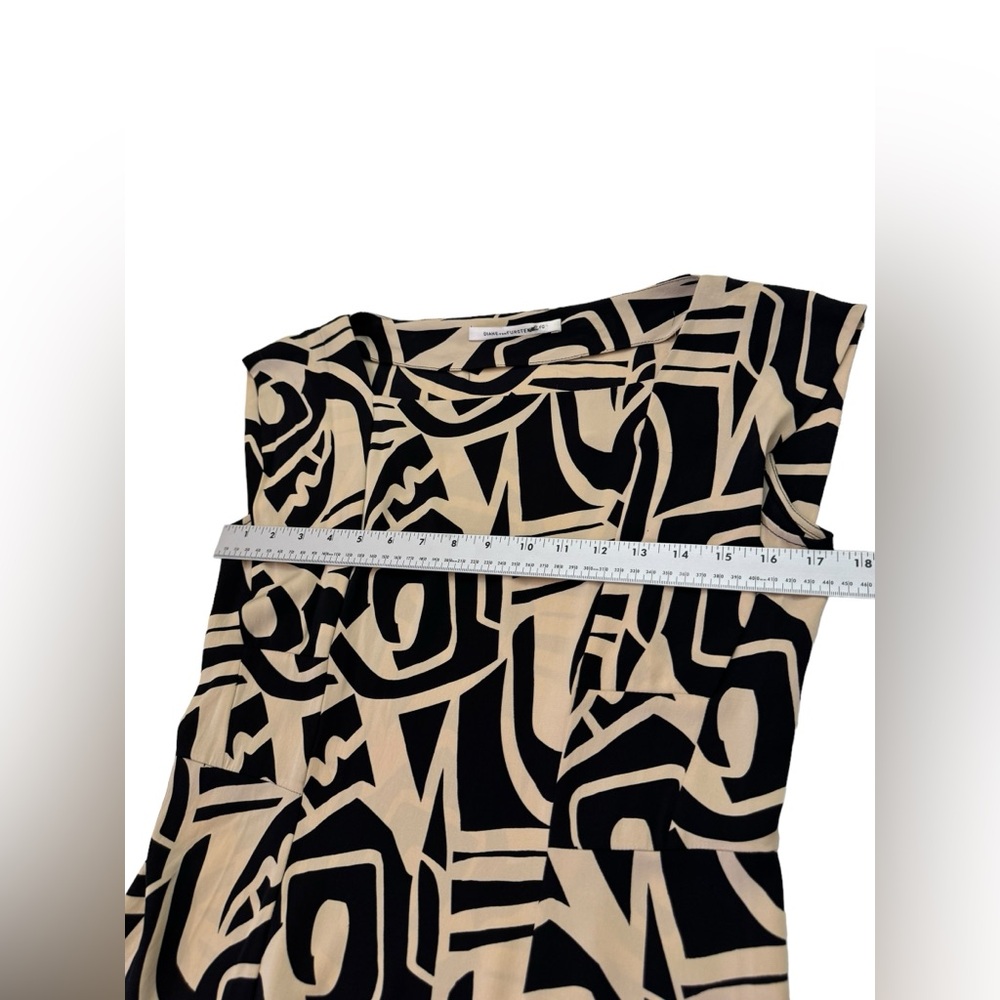 Diane von Furstenberg Samuella Dress ASO Kate Middleton, Silk Sheath, Size M DvF - Picture 7 of 15